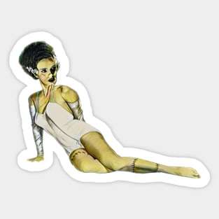 Bathing Bride Sticker